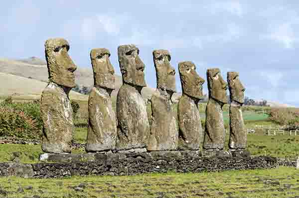 101 - Chile - isla de Rapa Nui o Pascua - Ahu Akivi